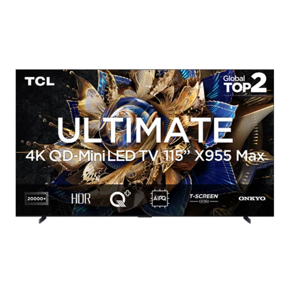 Ultimate 4K QD-MiniLED TV 115” X955 Max